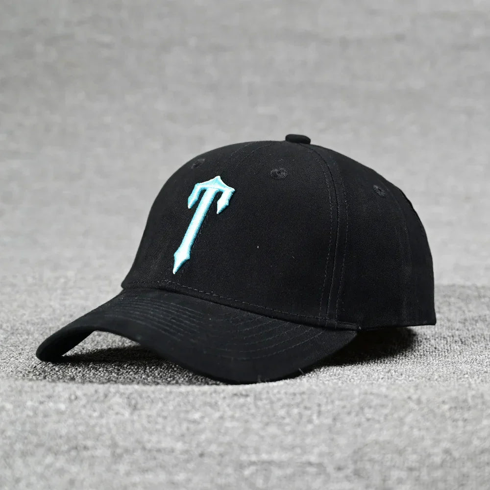 Trapstar Baseball Hat- Black/Ice Ironleague