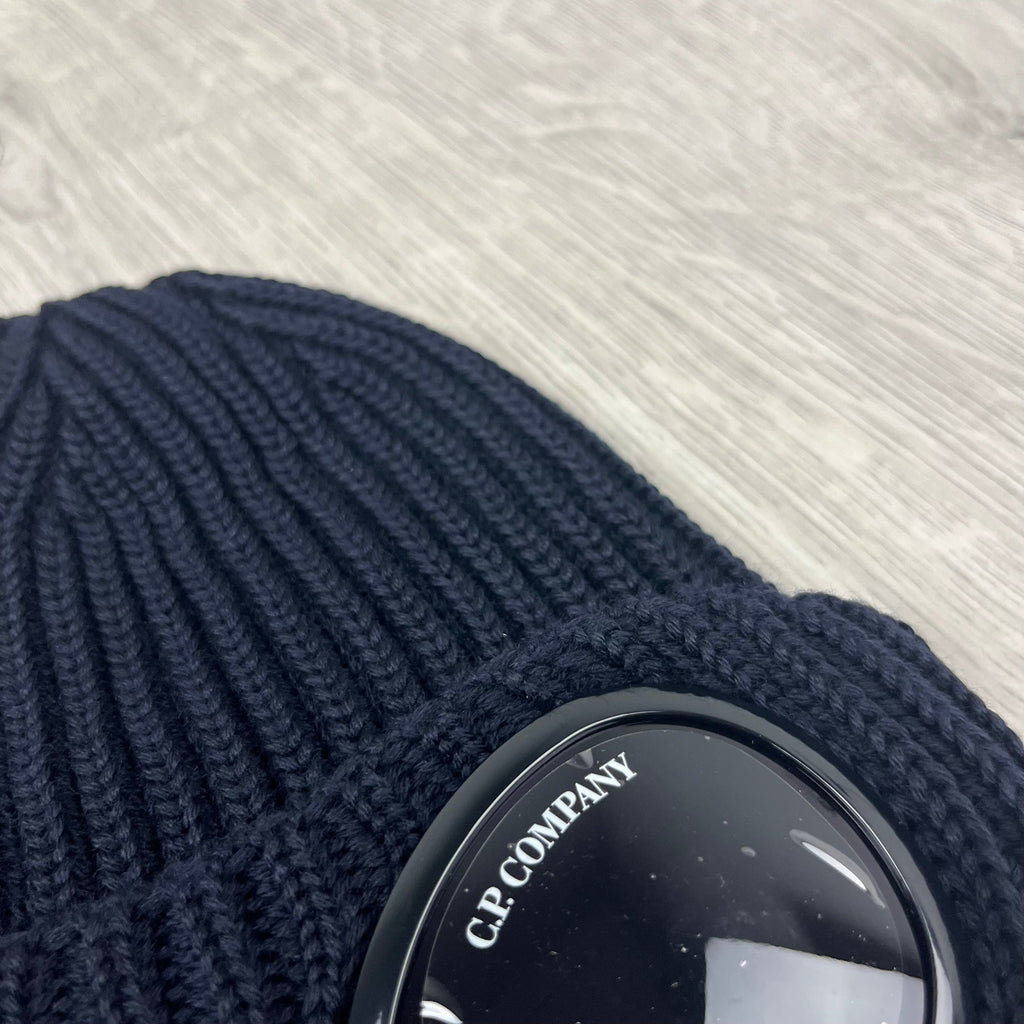 CP Company Goggle Beanie - Navy Ironleague