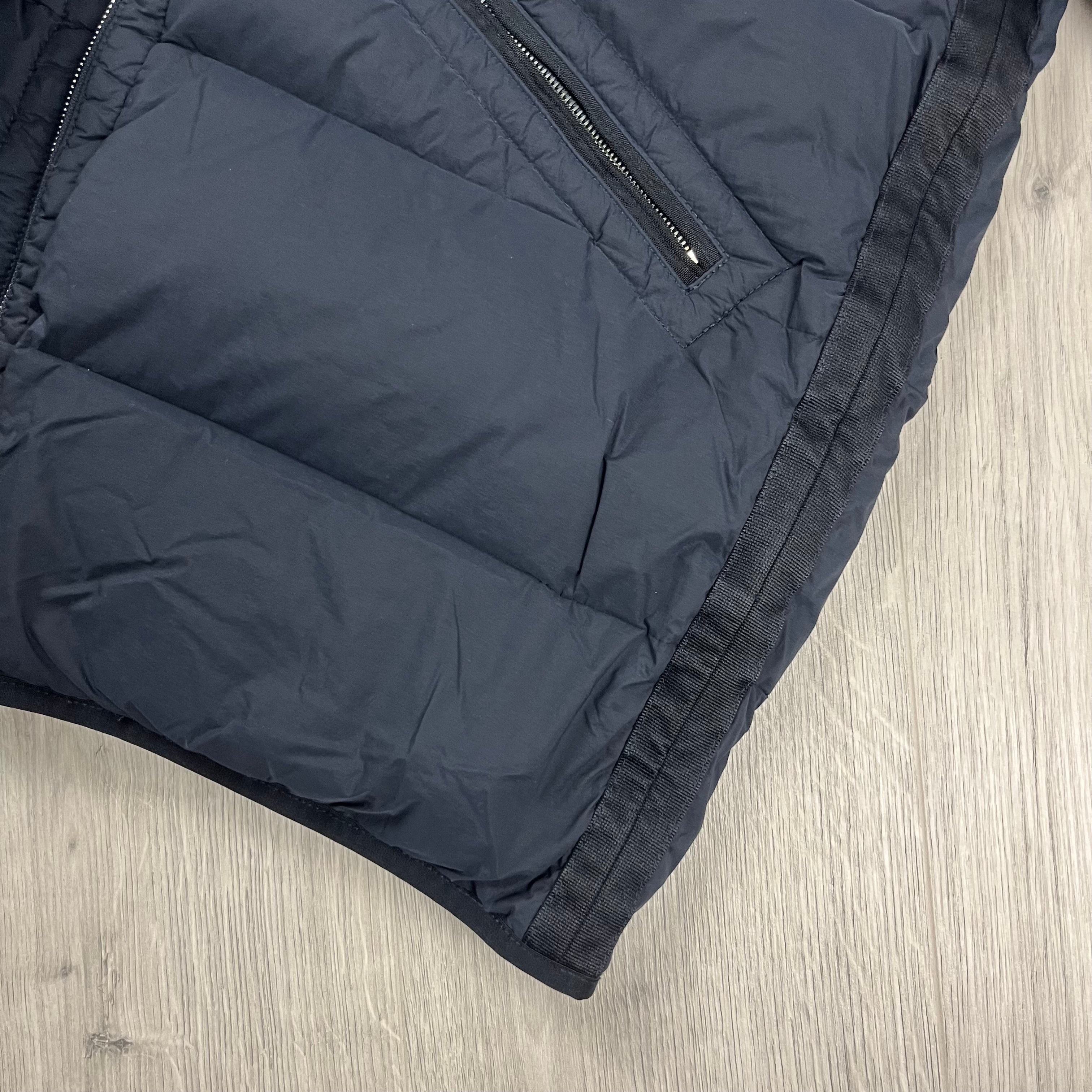 Stone Island Nylon Down Jacket - Navy Ironleague