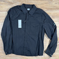 CP Company Chrome-R Lens Overshirt in Black Ironleague