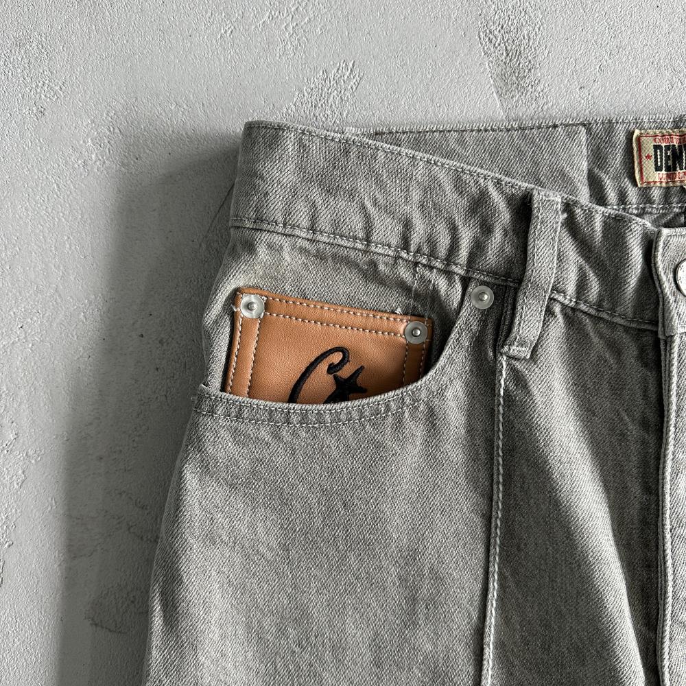Corteiz Denim Jeans - Grey Ironleague