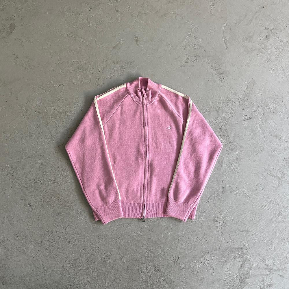 Corteiz Knit Zip-Up Fleece - Pink Ironleague