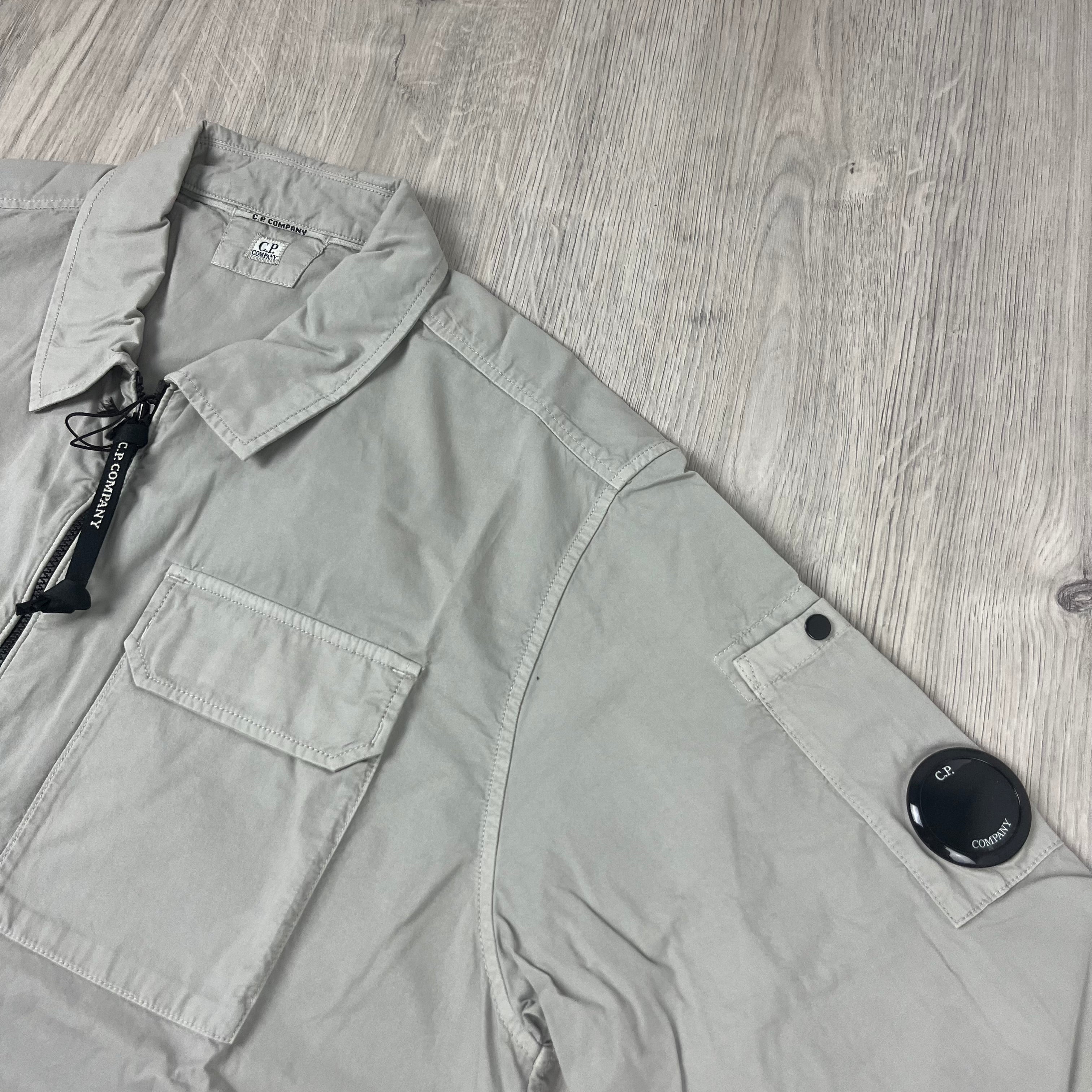 CP Company Zip Overshirt - London Fog Ironleague