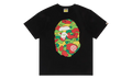 BAPE Sta Camo Big Ape Head Tee Black / Multicolor 1G30 110 029 BLACK MULTICOLOR