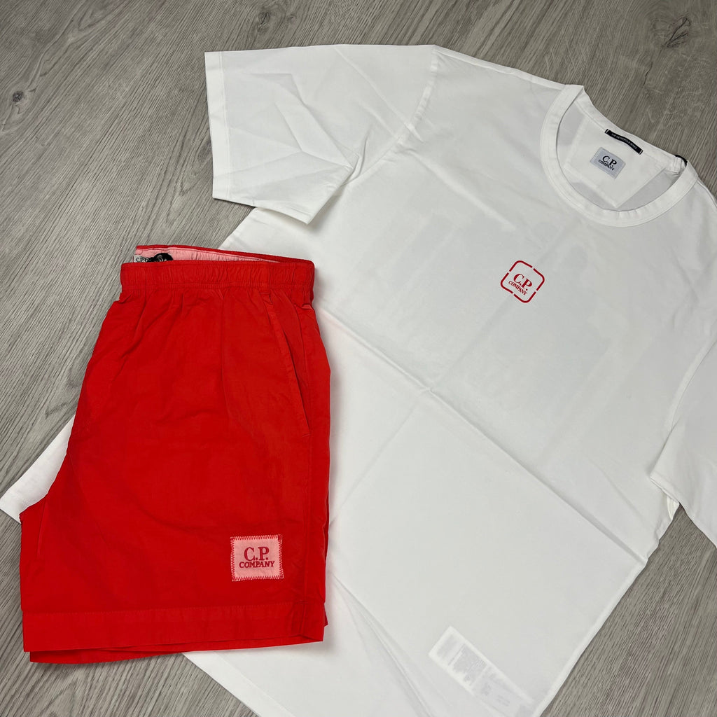 CP Company Holiday Set - White/Poinciana Ironleague