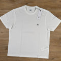 CP Company 30/1 Jersey Logo Patch T-Shirt in Gauze White Ironleague