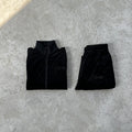 Corteiz Velvet Tracksuit - Black/Black Ironleague