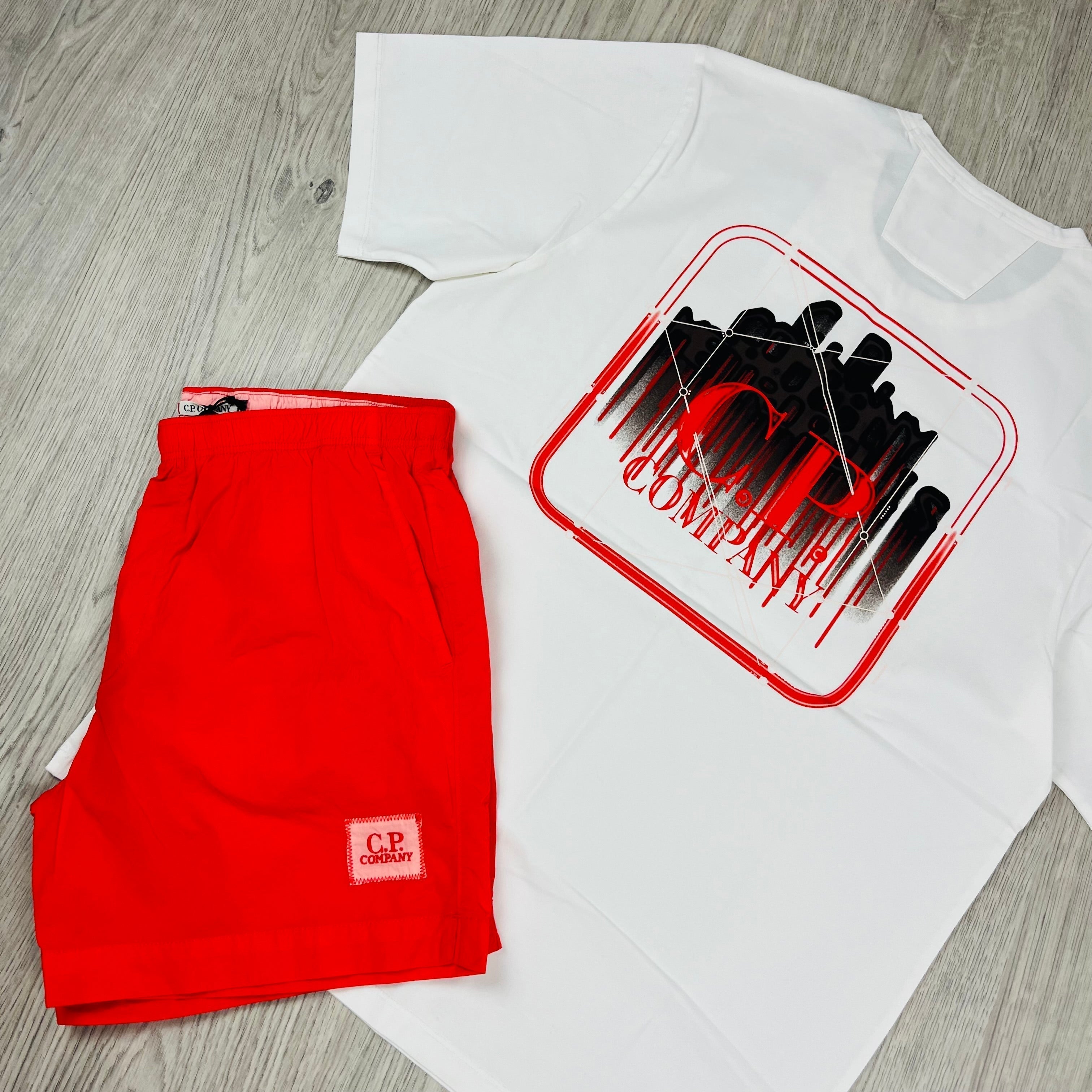 CP Company Holiday Set - White/Poinciana Ironleague