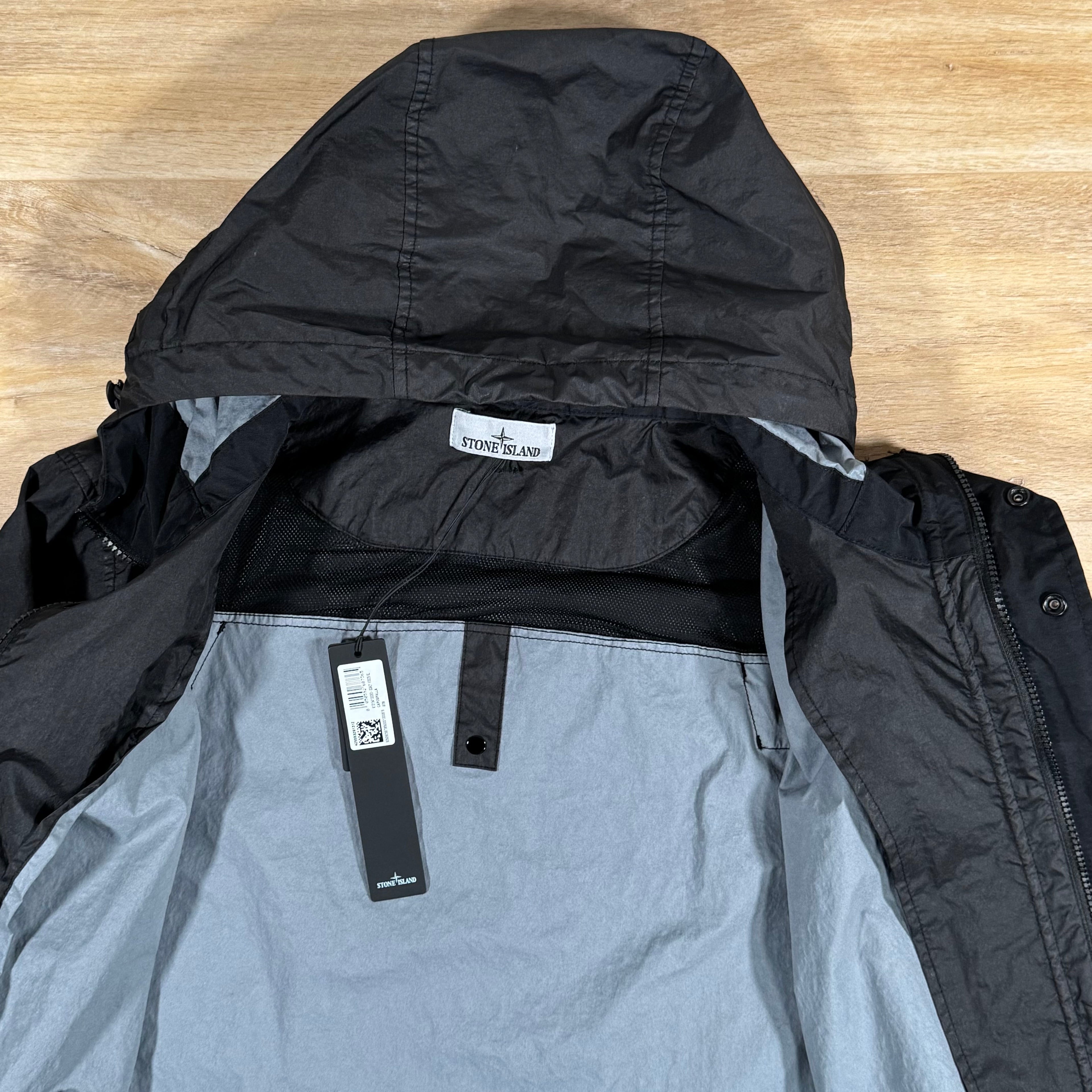 Stone Island Membrana 3L TC Jacket in Black Ironleague