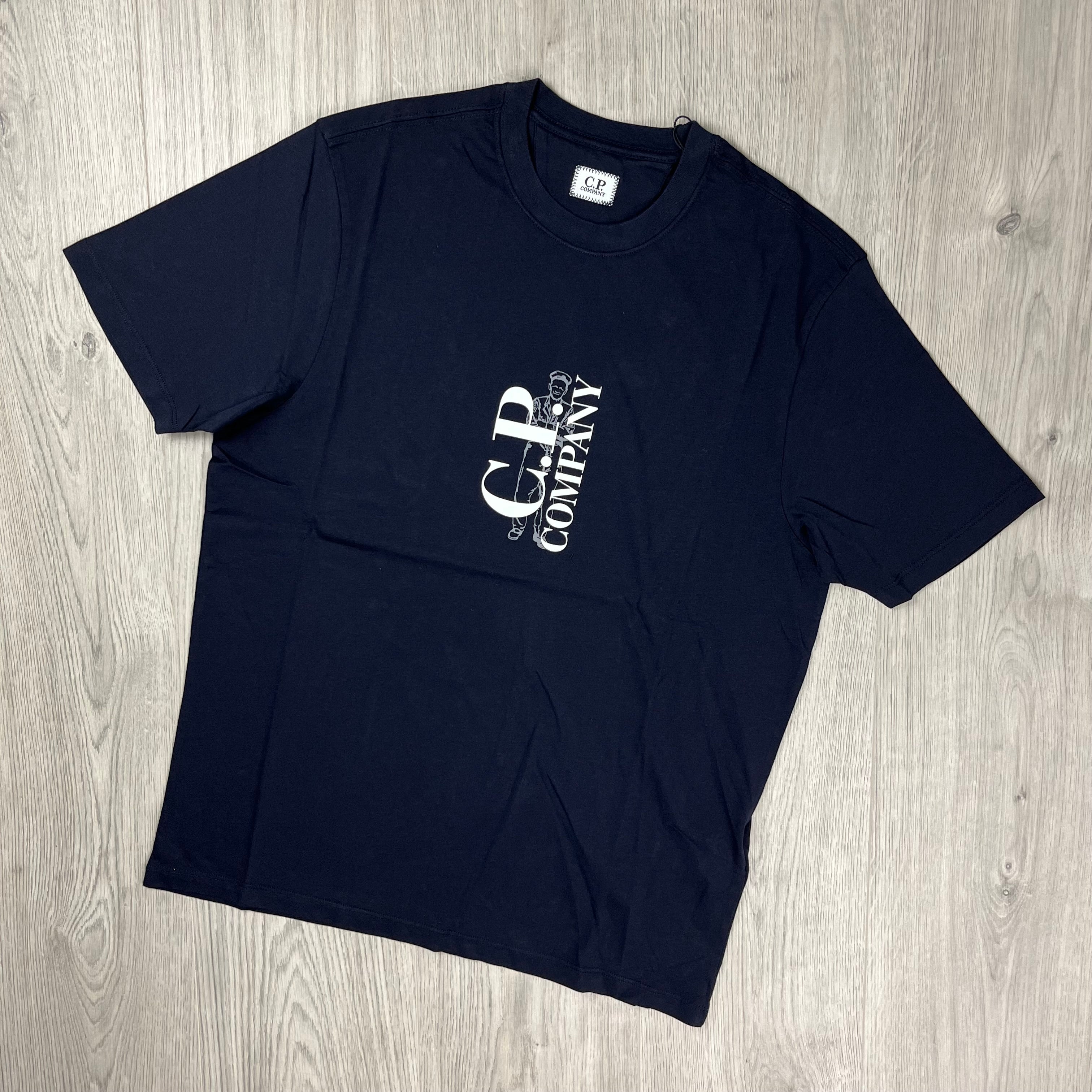 CP Company Sailor T-Shirt - Navy Ironleague