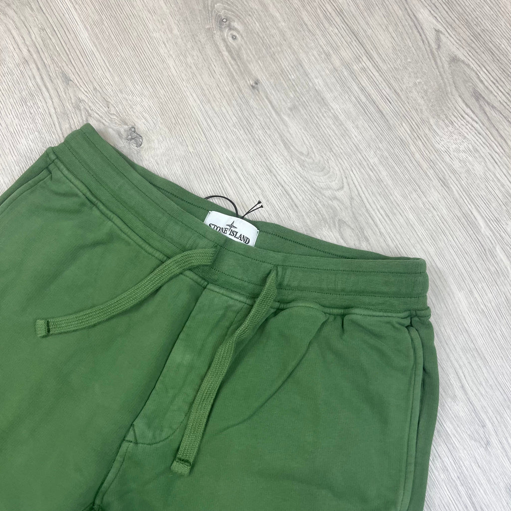 Stone Island Dyed Sweatpants - Olive Ironleague