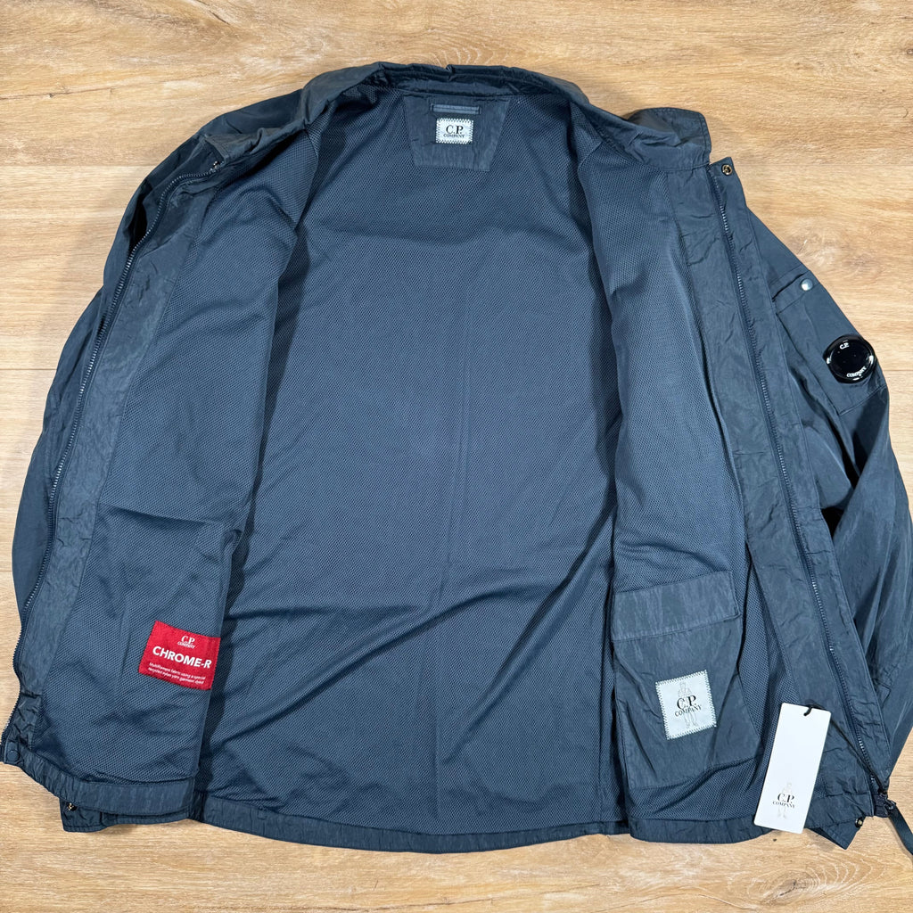 CP Company Chrome-R Lens Overshirt in India Ink Ironleague