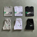 Trapstar Chenille Decoded Short Set - Black/White/Grey Ironleague
