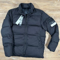 Stone Island Down-TC Ghost Jacket in Black Ironleague