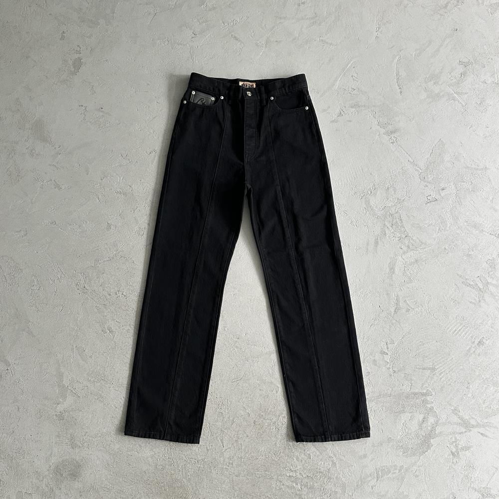 Corteiz Denim Jeans - Triple Black Ironleague