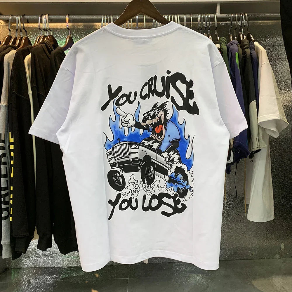 Trapstar You Cruise You Lose 2.0 T-Shirt - Black/White Ironleague