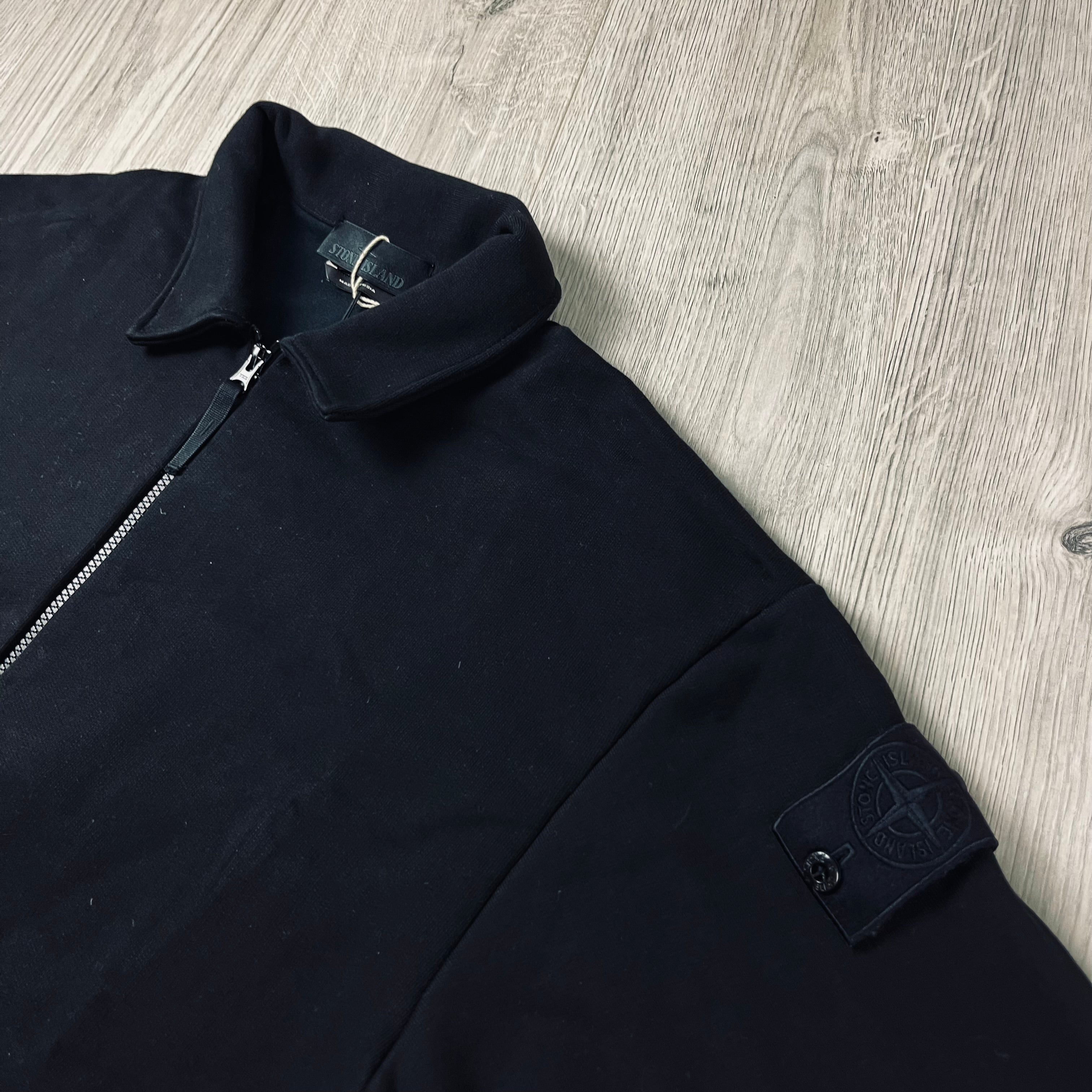 Stone Island Ghost Zip Fleece - Black Ironleague