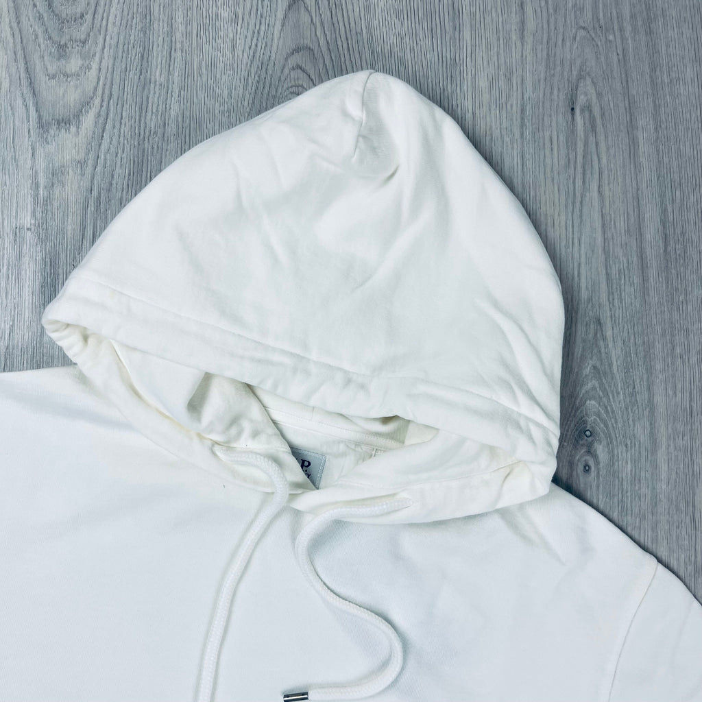 CP Company Patch Hoodie - White Ironleague