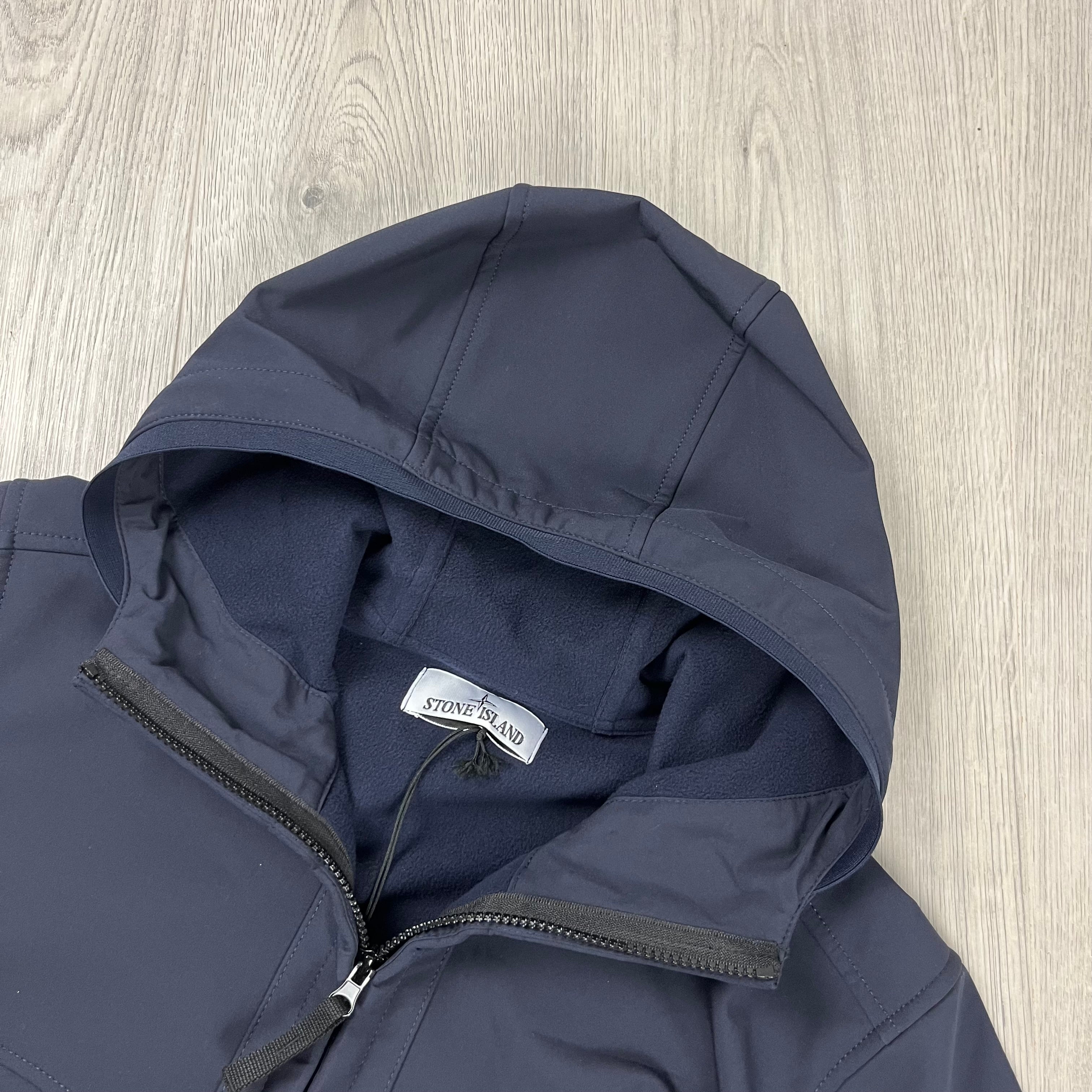 Stone Island Shell Jacket - Navy Ironleague