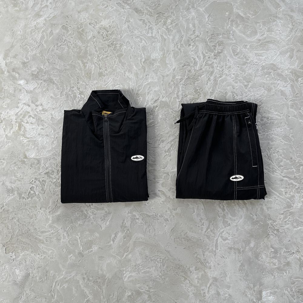 Corteiz Handball Tracksuit - Black Ironleague