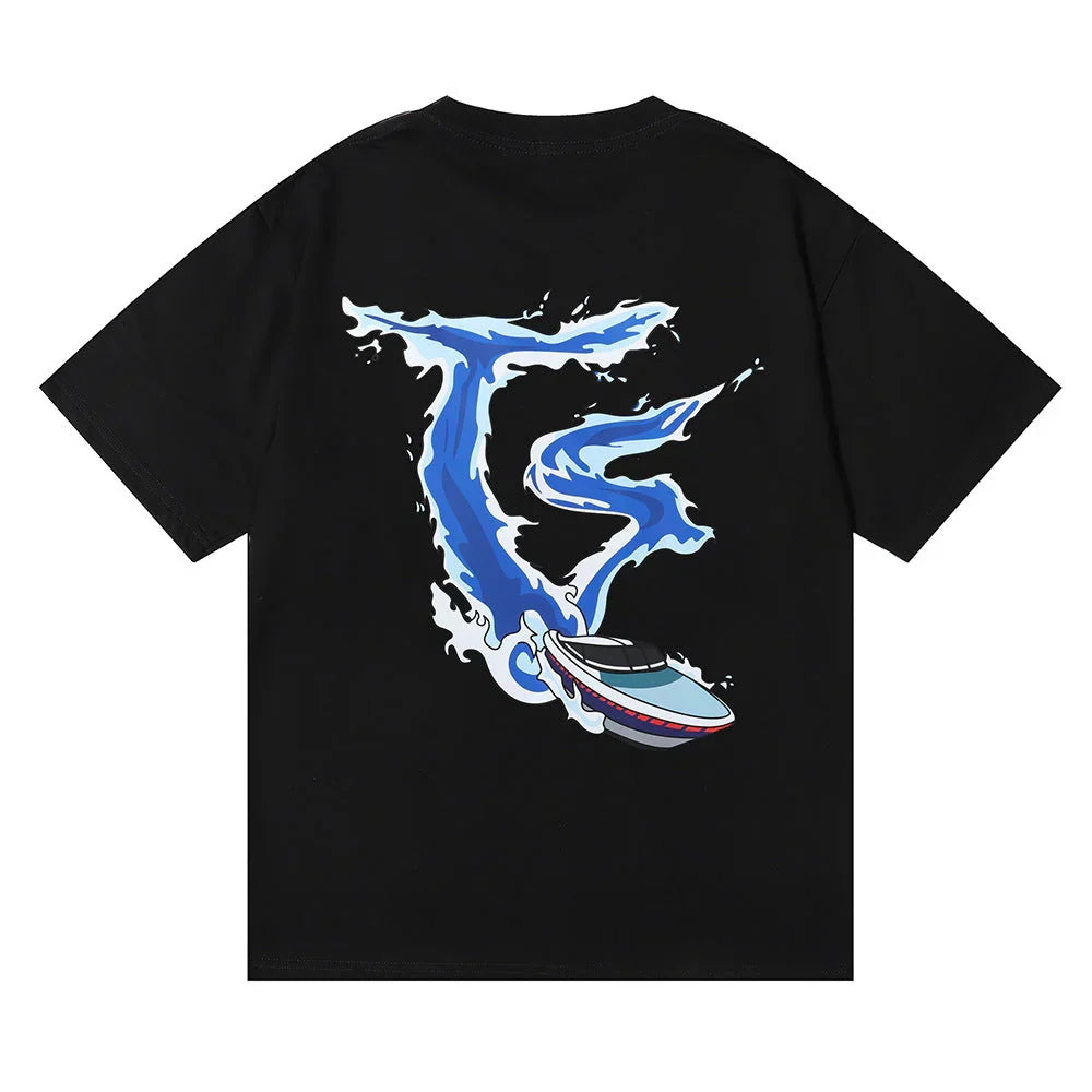 Trapstar Speedboat T-Shirt - Black/White Ironleague