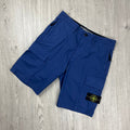Stone Island Cargo Shorts - Blue Ironleague