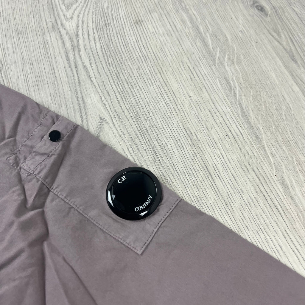 CP Company Button Overshirt - Dove Ironleague