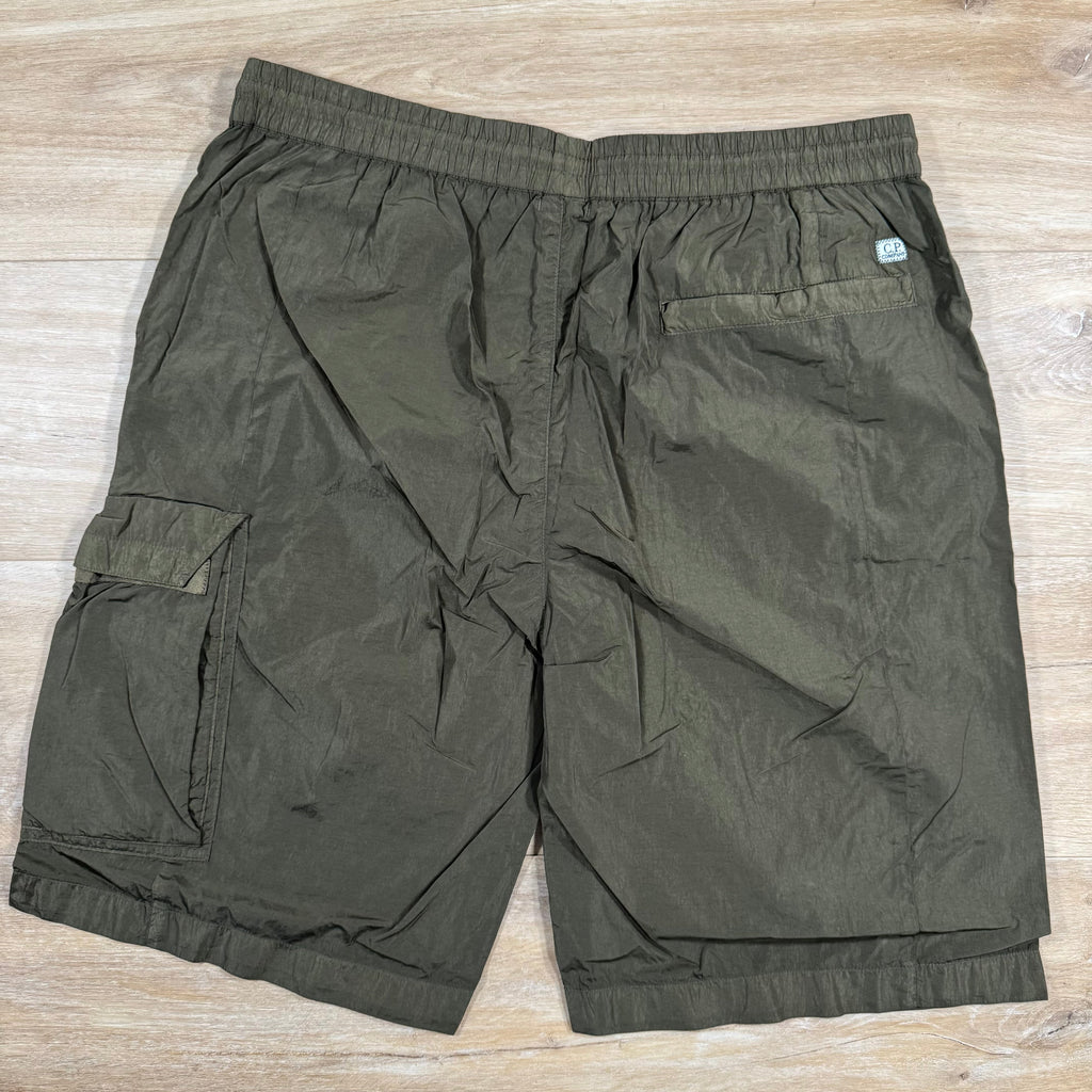CP Company Chrome-R Cargo Shorts in Ivy Green Ironleague