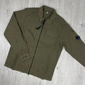CP Company Zip Overshirt - Ivy Green Ironleague