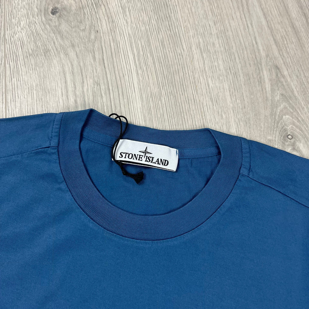 Stone Island Patch T-Shirt - Avio Blue Ironleague