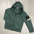 Stone Island Hooded Overshirt - Musk Ironleague