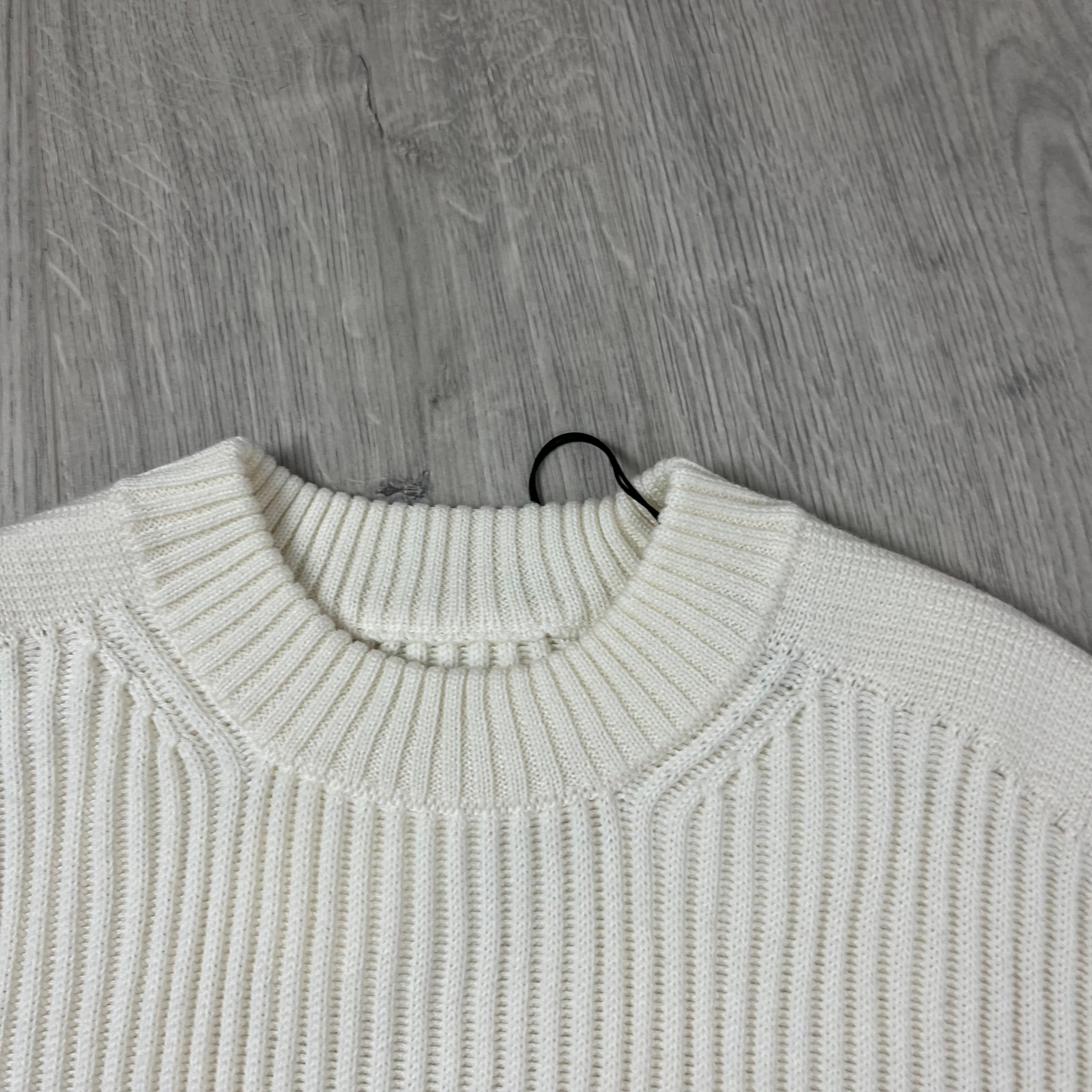 CP Company Knit Sweatshirt - White Ironleague
