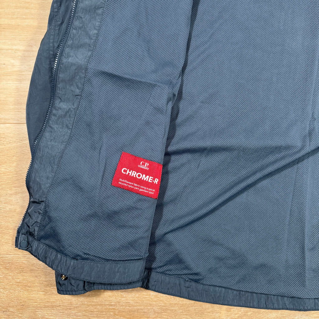 CP Company Chrome-R Lens Overshirt in India Ink Ironleague