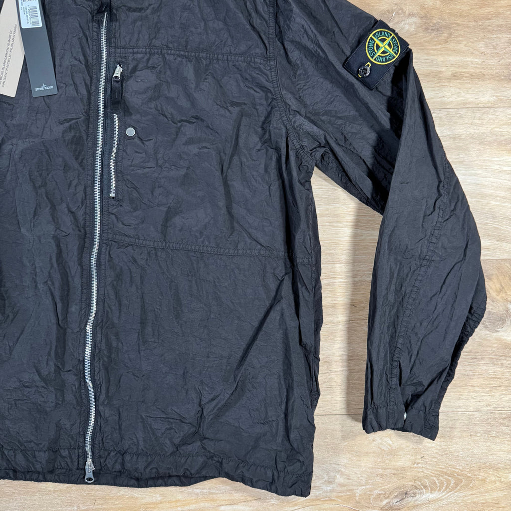 Stone Island Nylon Metal Overshirt in Black Ironleague