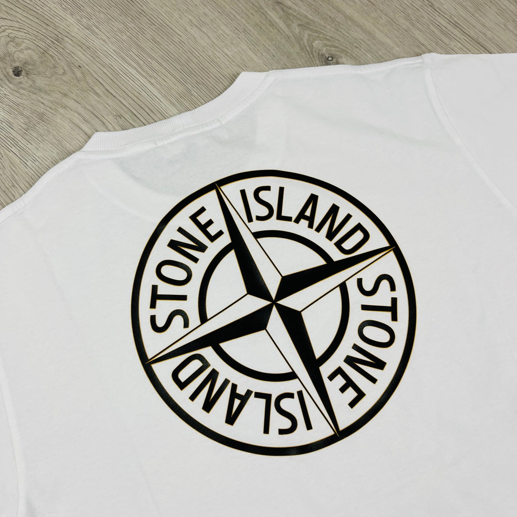 Stone Island Printed T-Shirt - White Ironleague