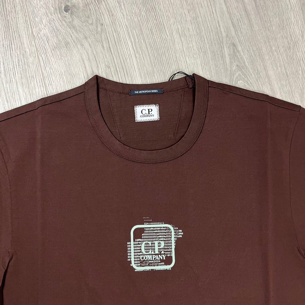 CP Company Metropolis T-Shirt - Rum Raisin Ironleague