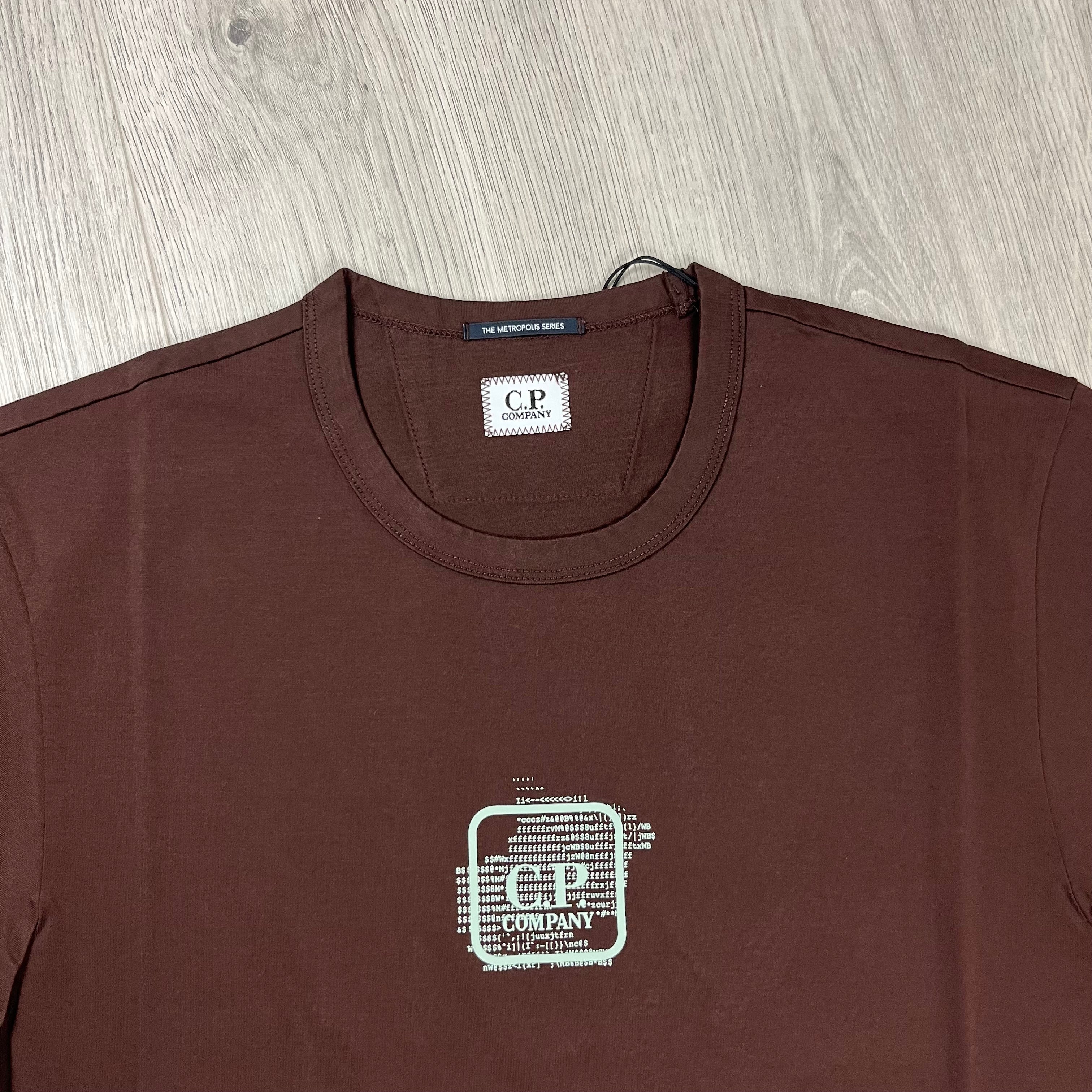 CP Company Metropolis T-Shirt - Rum Raisin Ironleague