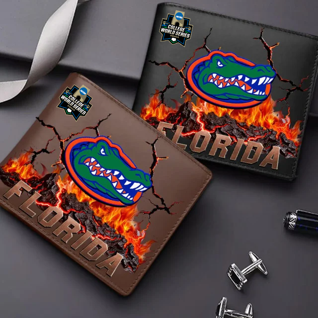 LIMITED EDITION CWS NCAA08 FLG FL GATORS LEATHER WALLET