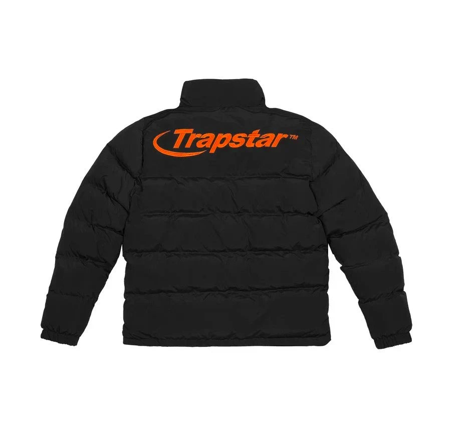 Trapstar Hyperdrive Puffer Jacket - Orange Logo Ironleague