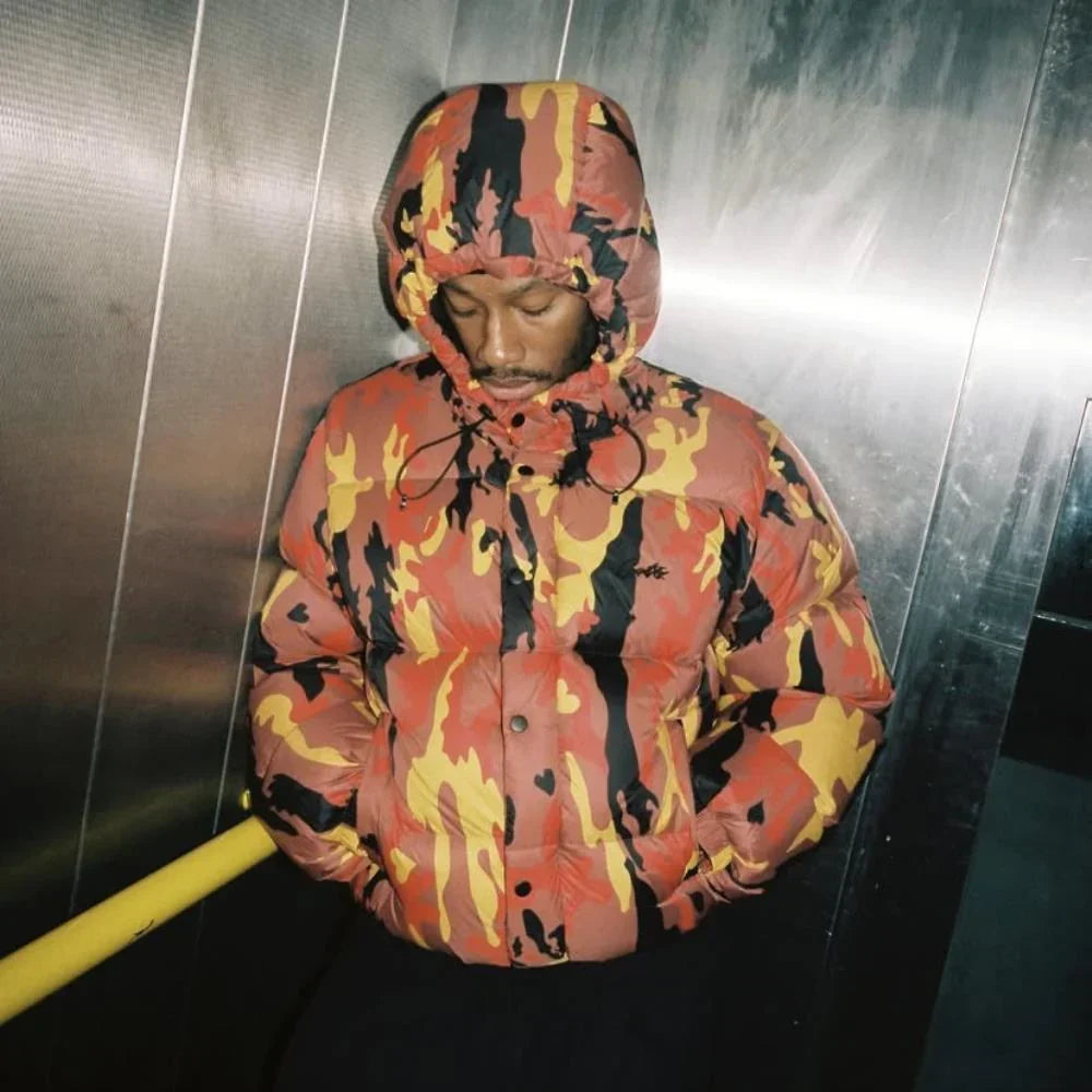 Corteiz Bolo V2 Down Jacket - Camo Ironleague