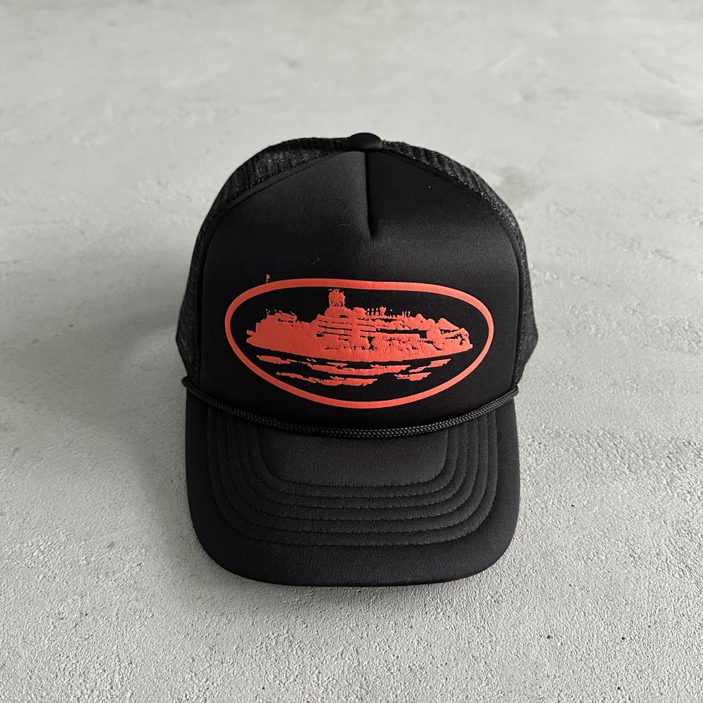 Corteiz Puff Print Trucker Cap - Black Ironleague