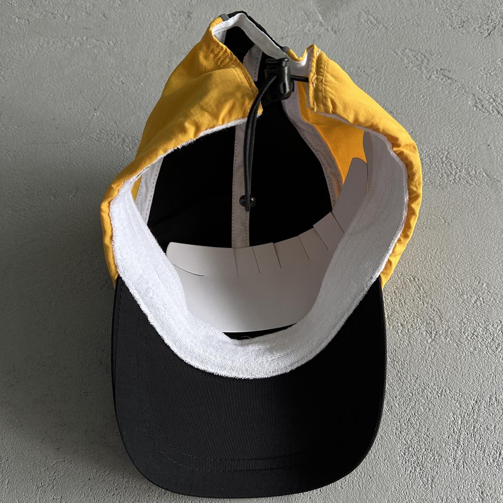 Corteiz Drawstring Cap - Black/Yellow Ironleague