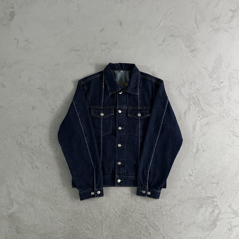 Corteiz C-Star Denim Jacket - Dark Blue Ironleague