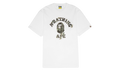 BAPE Tree Edge Camo College Tee White / Brown 1L80 110 030 WHT