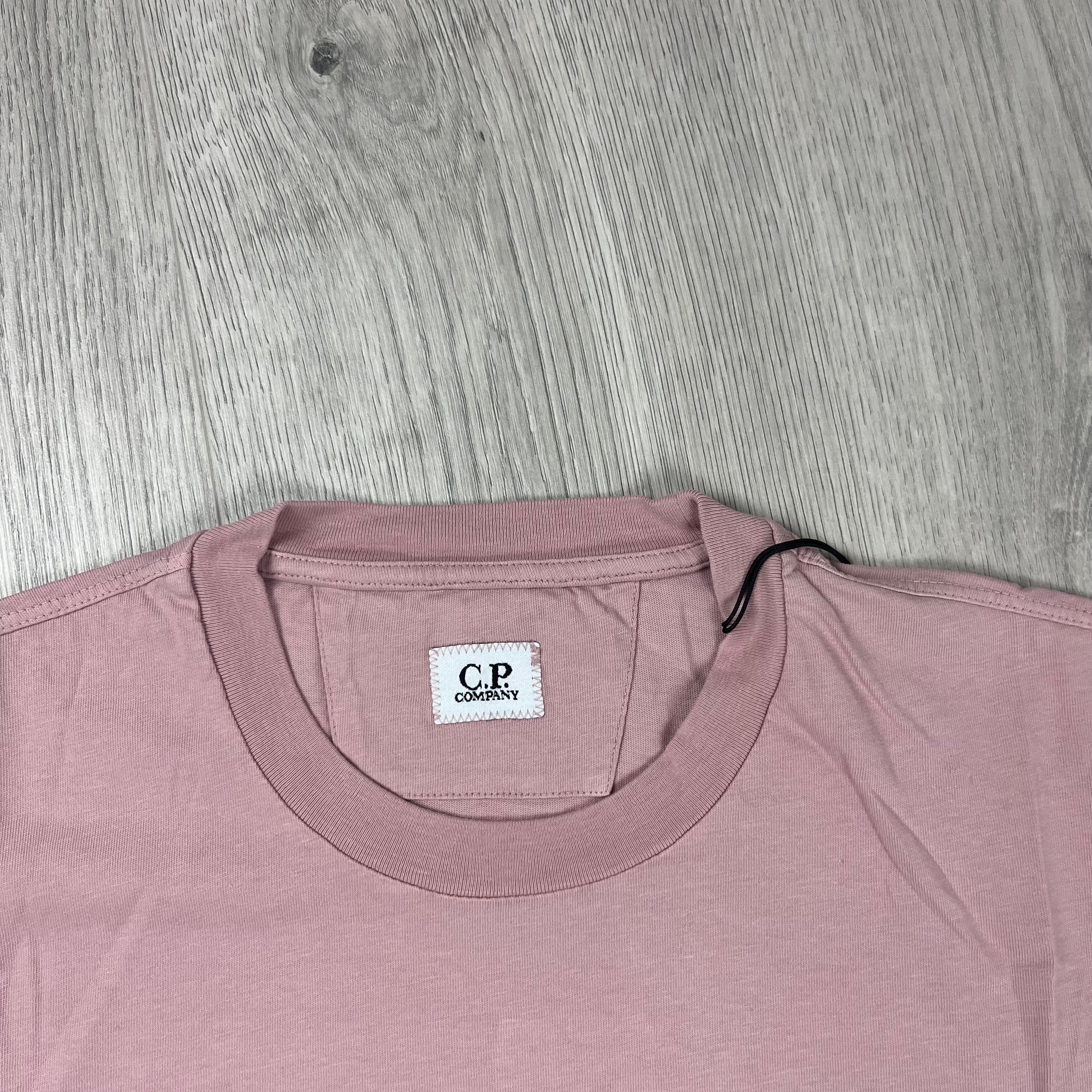 CP Company Printed T-Shirt - Mauve Ironleague