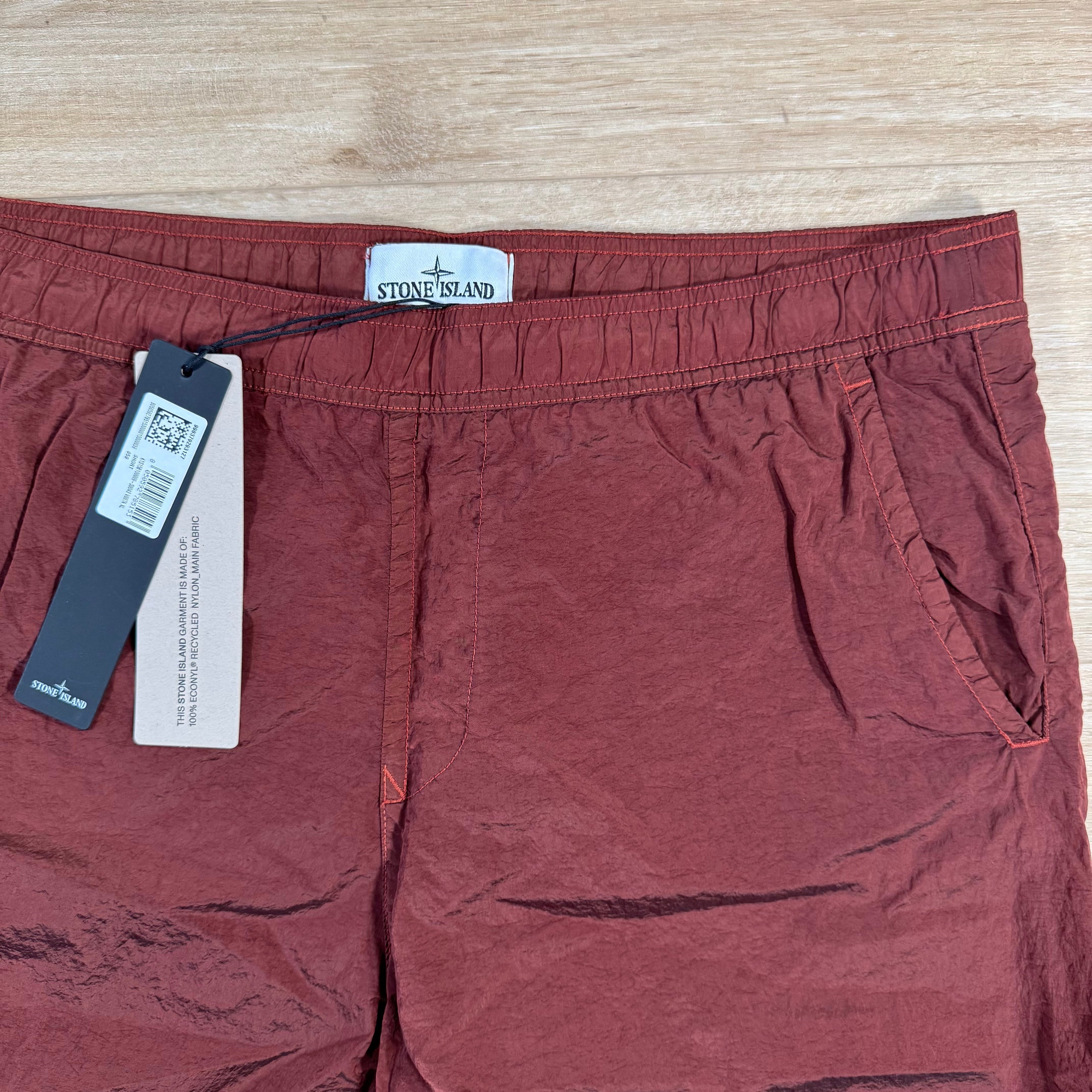 Stone Island Nylon Metal Swim Shorts in Copper Ironleague