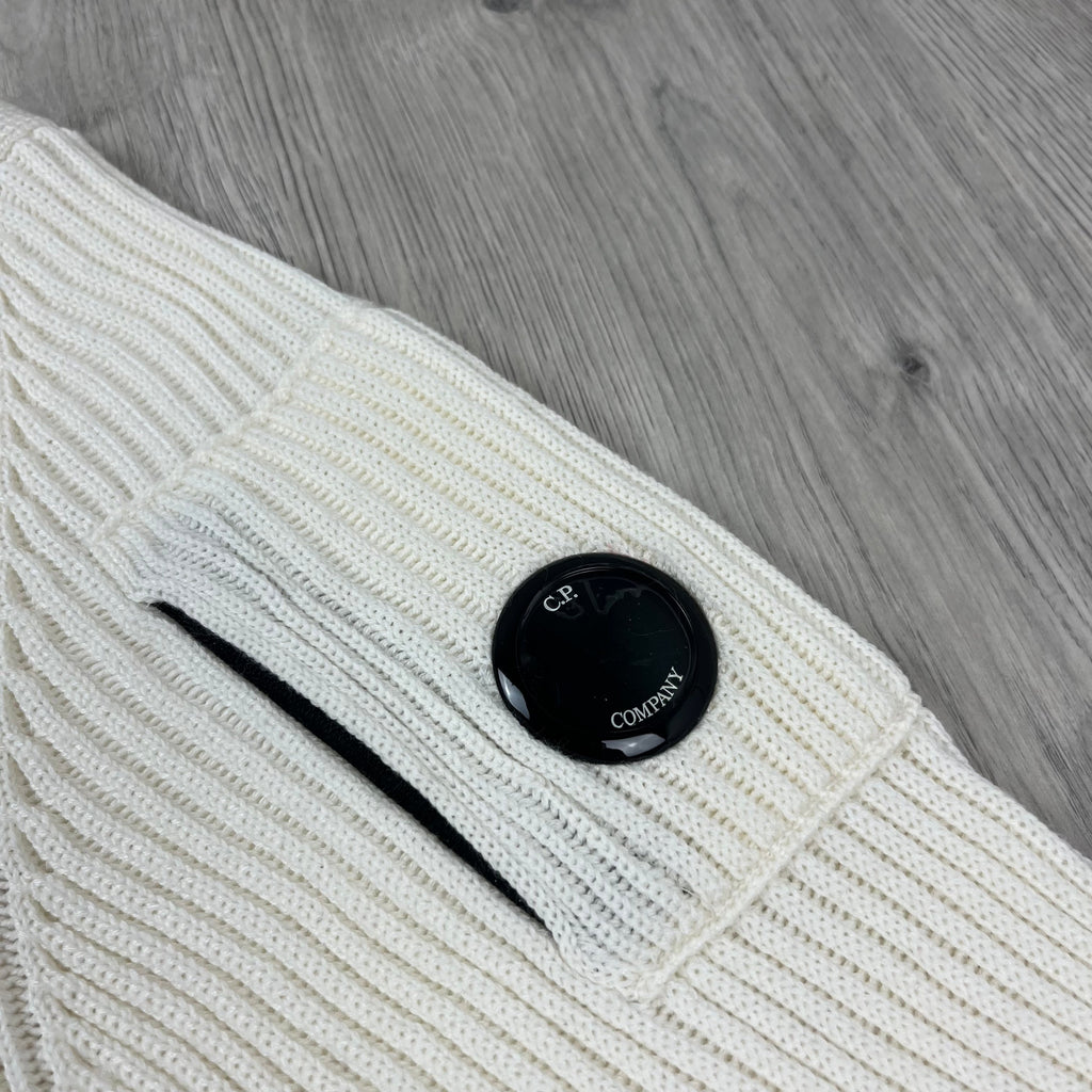 CP Company Knit Sweatshirt - White Ironleague