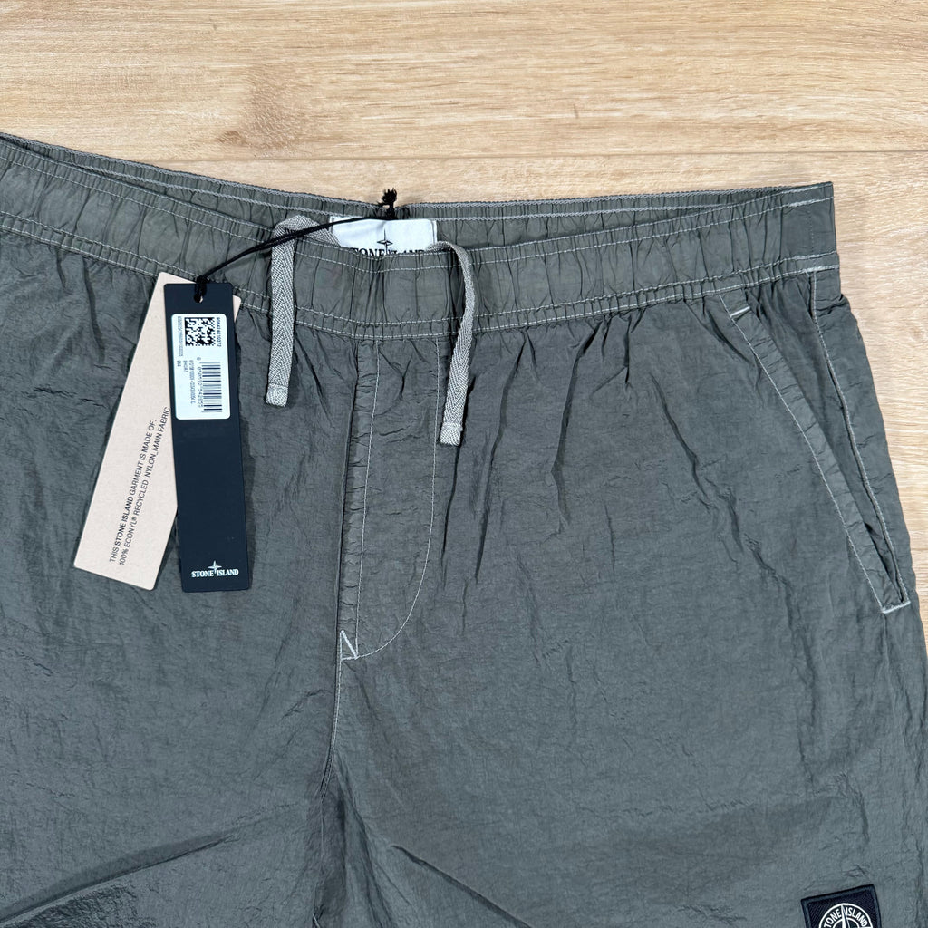 Stone Island Nylon Metal Swim Shorts in Military Green Ironleague