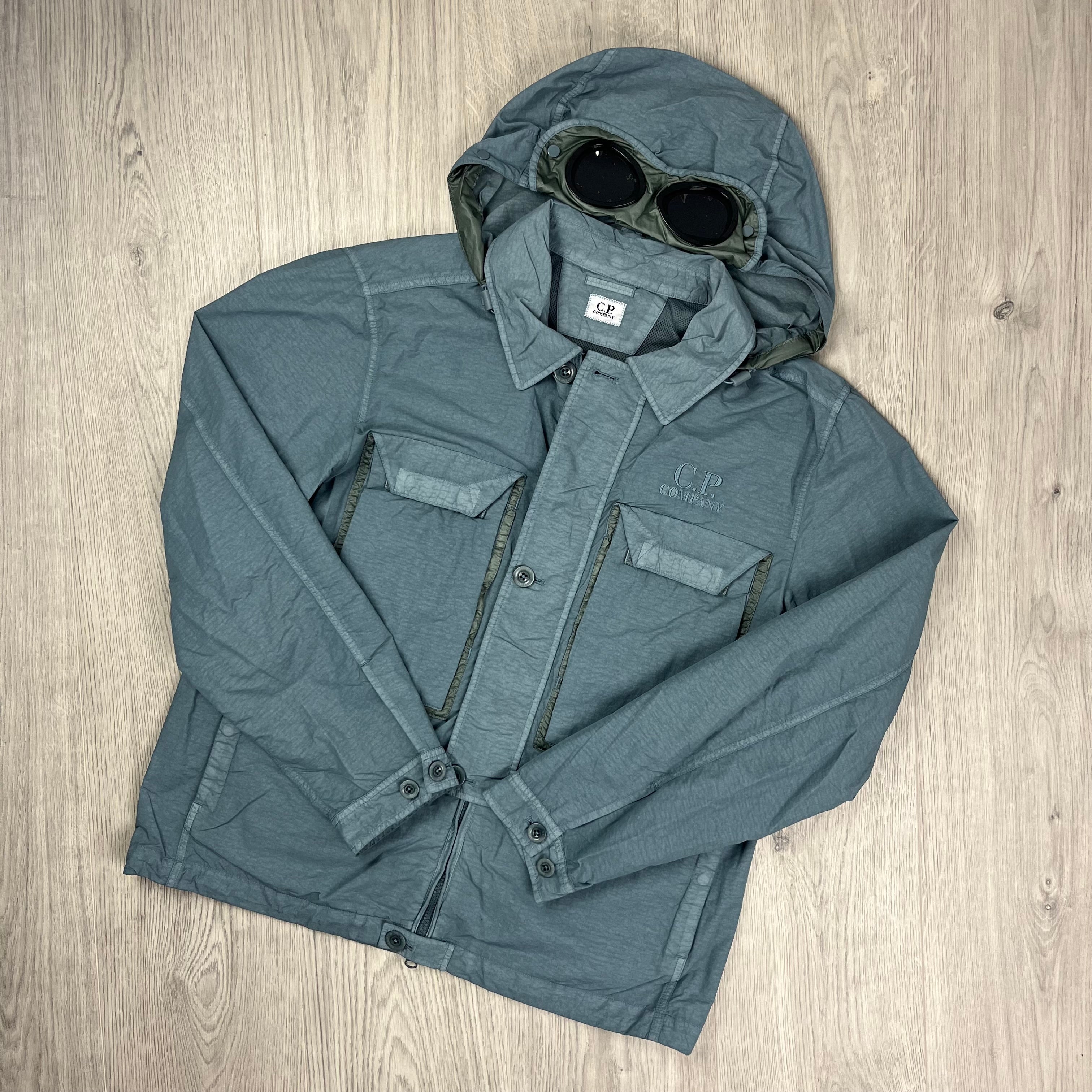 CP Company Goggle Overshirt - Stormy Ironleague