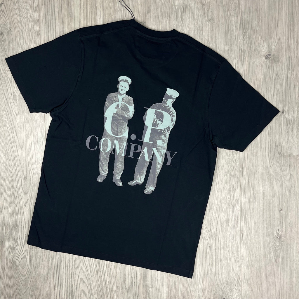 CP Company Sailor T-Shirt - Black Ironleague